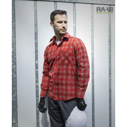 Urban flanel ing - piros