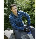 Urban flanel ing - sötétkék