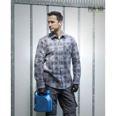 Urban flanel ing - szürke