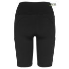 ALBADEW elasztikus női sport rövidnadrág - fekete