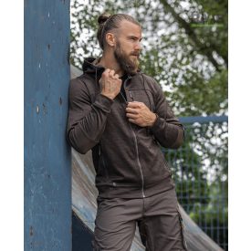 3D Breathe felső S-4XL-ig - barna melange