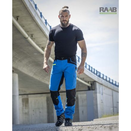 4X stretch derekas nadrág - kék