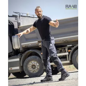 4X stretch derekas nadrág - sötétszürke