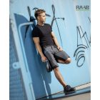 4X stretch rövidnadrág - sötétszürke