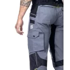 4X stretch kantáros nadrág - szürke