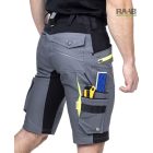 4X stretch rövidnadrág - világosszürke