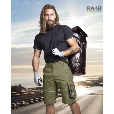 SUMMER Rövid munkásnadrág -khaki