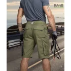 SUMMER Rövid munkásnadrág -khaki