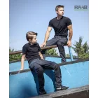 Sztreccs gyermek munkanadrág - sötétszürke