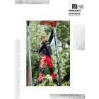 Sztreccs gyermek munkanadrág - piros