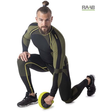 AKREC hosszú ujjú funkciónális felső fekete-sárga