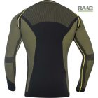 AKREC hosszú ujjú funkciónális felső fekete-sárga