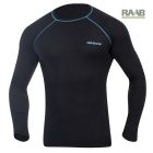 SPRINGI hosszú ujjú funkcionális felső fekete-kék