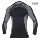 AKREC hosszú ujjú funkciónális felső fekete-szürke