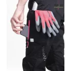 Floret női munkanadrág fekete/rózsaszín