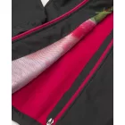 Floret softshell kabát fekete-rózsaszín