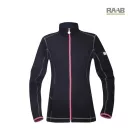 FLORET női fleece melegítő felső - fekete
