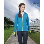 FLORET női fleece melegítő felső - azúrkék