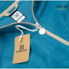 FLORET női fleece melegítő felső - petroleumkék