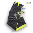 NEON munkanadrág 176-182 cm magas személyekre -fekete-sárga