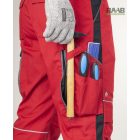 URBAN+ Derekas nadrág 176-182cm magas személyekre -piros