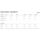 URBAN+ Derekas nadrág 183-190cm magas személyekre -piros