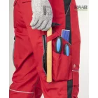 URBAN+ Kantáros nadrág 170-175cm magas személyekre -piros