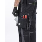 URBAN+ Derekas nadrág 176-182cm magas személyekre -fekete