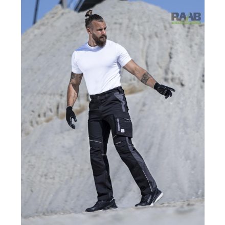 URBAN+ Derekas nadrág 170-175cm magas személyekre -fekete