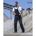 URBAN+ Kantáros nadrág 183-190cm magas személyekre -fekete