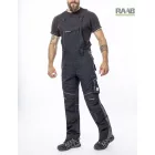 URBAN+ Kantáros nadrág 170-175cm magas személyekre -fekete
