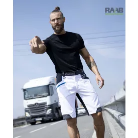 4X stretch festő rövidnadrág - fehér