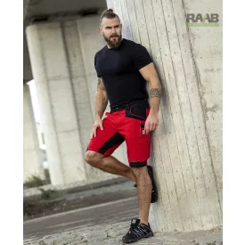 4X stretch rövidnadrág - piros