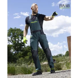 4X stretch kantáros nadrág - sötétzöld