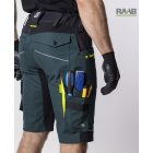 4X stretch rövidnadrág - sötétzöld