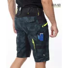 CREATRON® sztreccs camo rövidnadrág zöld-terep