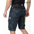 CREATRON® sztreccs camo rövidnadrág zöld-terep