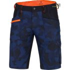 CREATRON® sztreccs camo rövidnadrág kék-terep