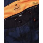 CREATRON® sztreccs camo rövidnadrág kék-terep