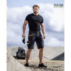 Creatron sztreccs rövidnadrág fekete-neon