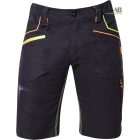 Creatron sztreccs rövidnadrág fekete-neon