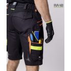 Creatron sztreccs rövidnadrág fekete-neon