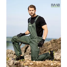 CREATRON® Khaki kantáros nadrág