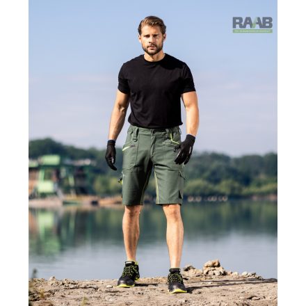 CREATRON® sztreccs rövidnadrág -khaki