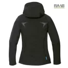 CREATRON XS-5XL-ig női softshell kabát - Fekete-kék