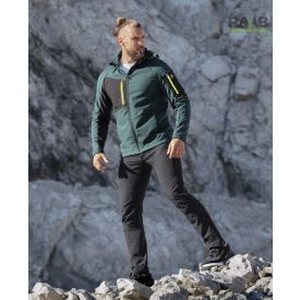 CITYCONIC softshell kabát - sötétzöld