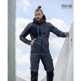 CITYCONIC softshell kabát - sötétszürke