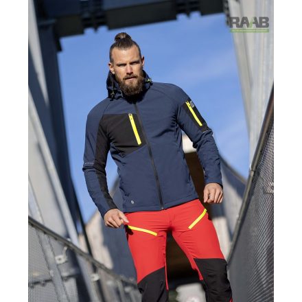 CITYCONIC softshell kabát - sötétkék