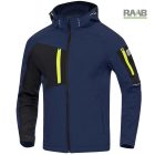 CITYCONIC softshell kabát - sötétkék