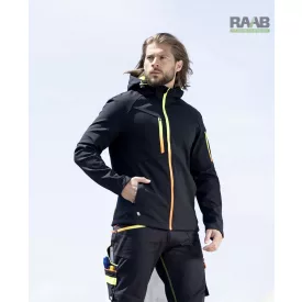 CREATRON® fekete-neon softshell kabát